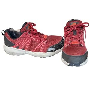 Merrell Fullbench Superlite Alloy Toe Work Shoes Syrah/Red Women's Size‎ 8